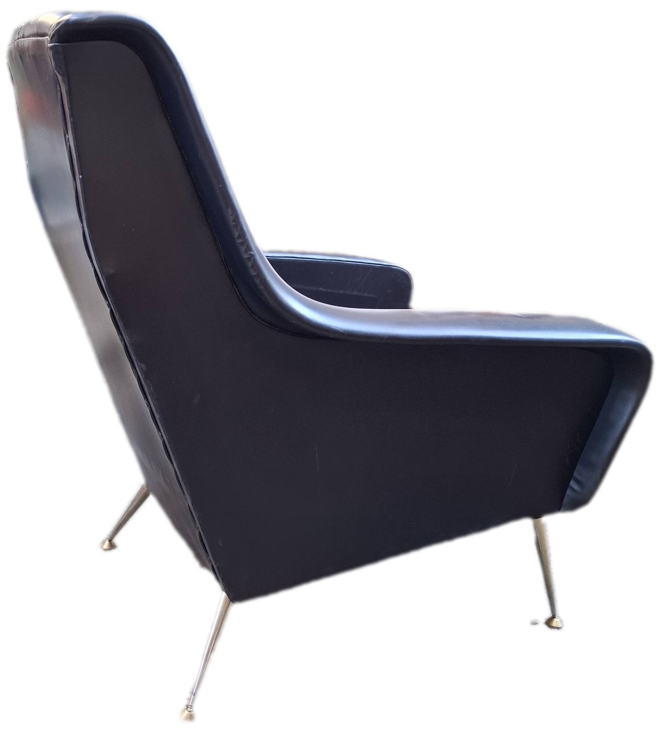 Set of 2 black Erton armchairs