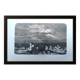 Printed in 1868, Mount Erebus, Ross Island, Antarctica.