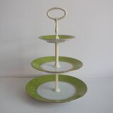 Multi-tiered porcelain tray, Stará Role porcelain, Czechoslovakia, 1950s.