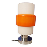 Vintage orange opaline lamp