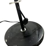 Vintage black chrome floor lamp