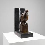 Faucon crécerelle en bronze par François Pompon, France vers 1930
