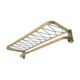 Golden wall coat rack