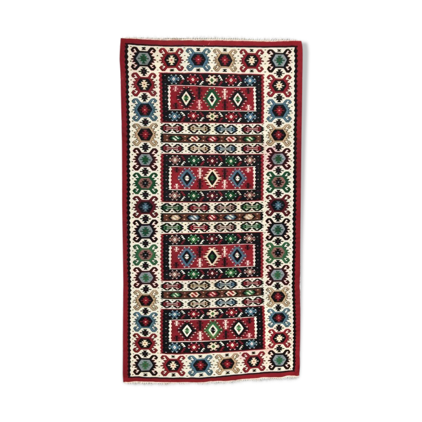 Of the 20th century Turkish Kilim handmade 106 X 200 CM