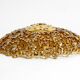 Gorgeous large 1970s Palwa brass ceiling or wall lamp with faceted crystal