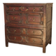 English chest of drawers; Charles II period, oak