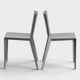Iconic pair of "Alfa" chairs by Hannes Wettstein - Molteni&C