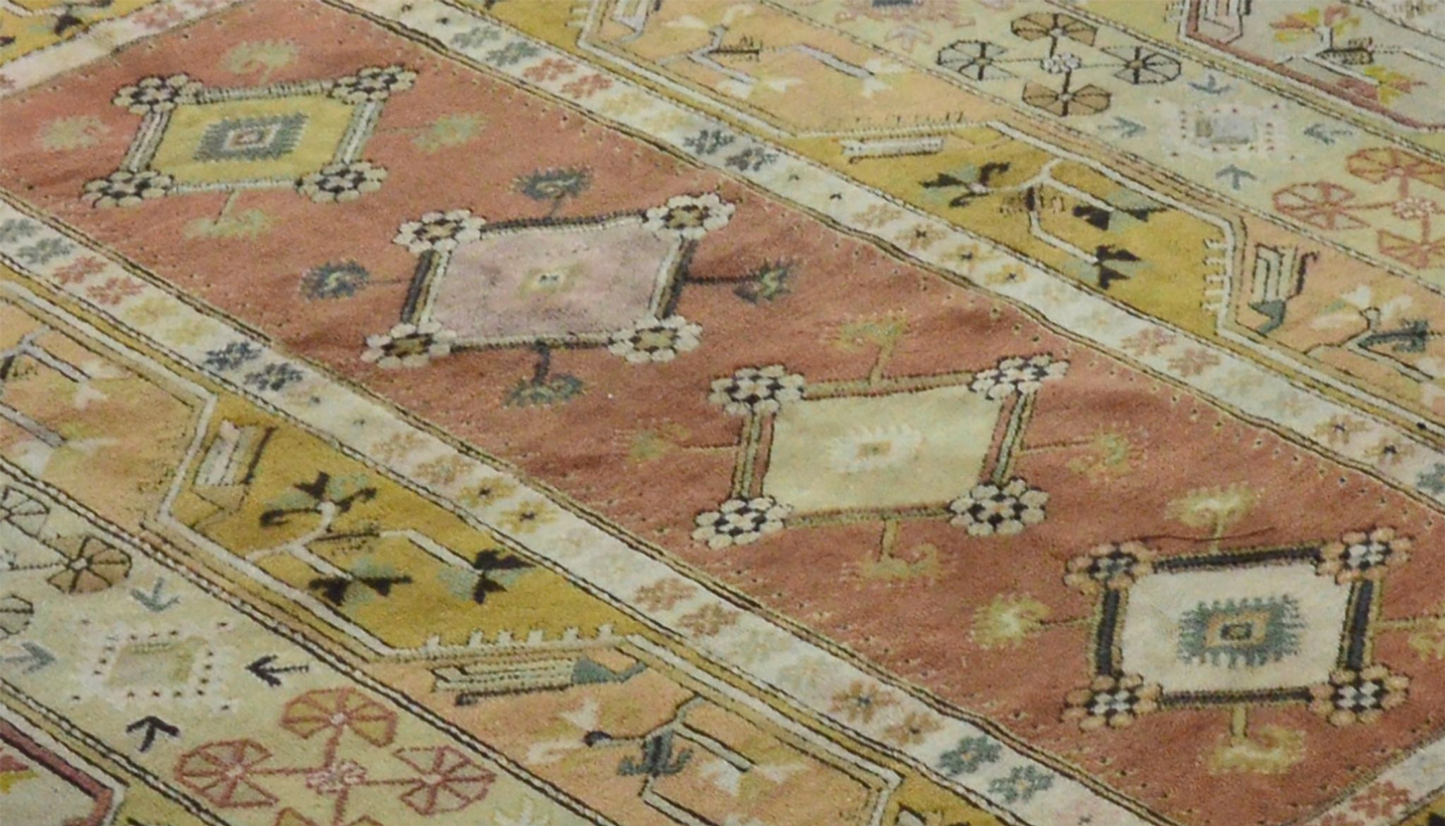 Anatolian handmade vintage rug 312 cm x 198 cm