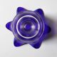 Cobalt Blue Vintage Glass Vase / Mid-century Tulip Flower Vase. Portugal