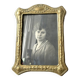 Antique metal frame  18 cm  x 13.5  cm