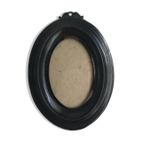 Painted metal frame, with glass