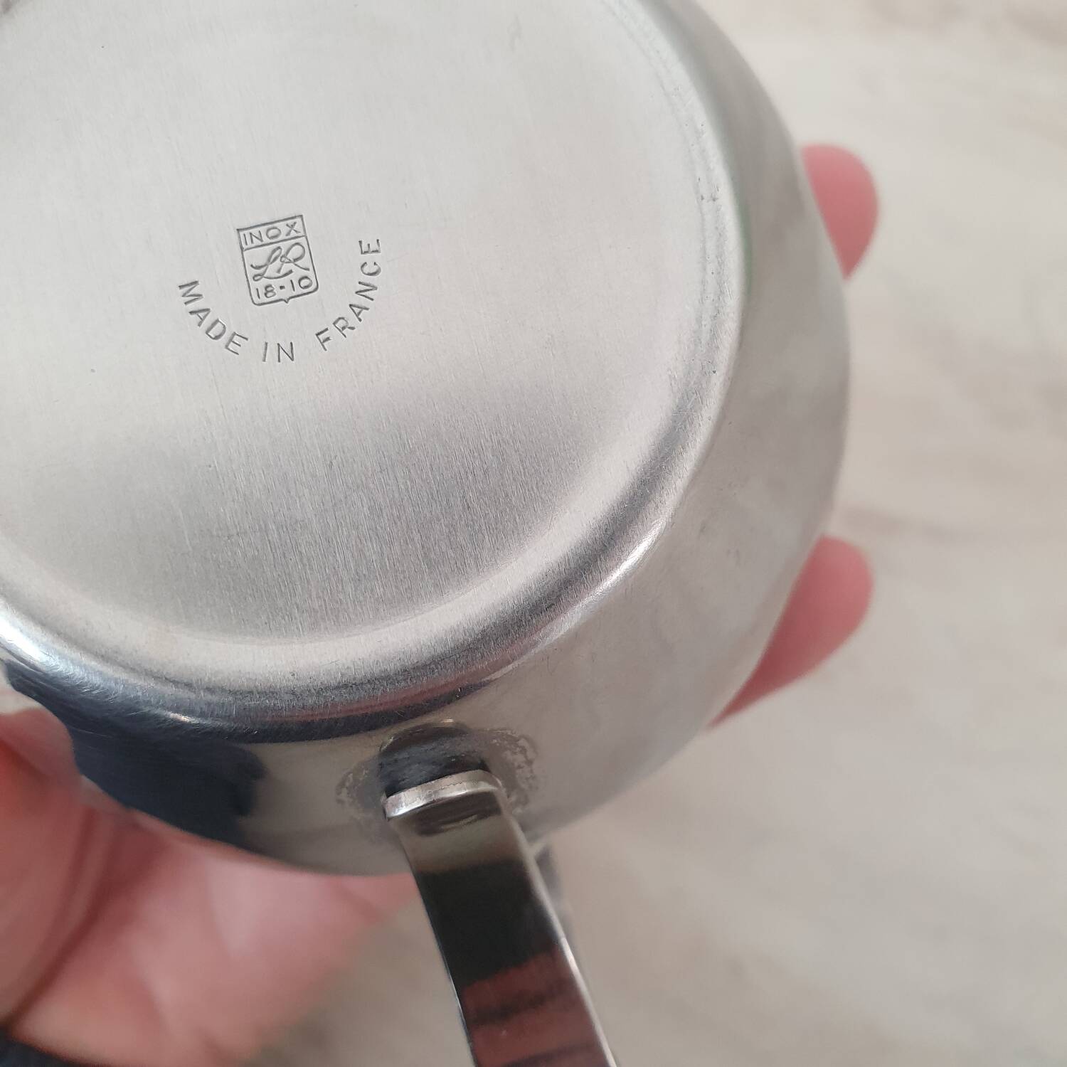 Rémy Letang / Small brushed 18/10 stainless steel teapot
