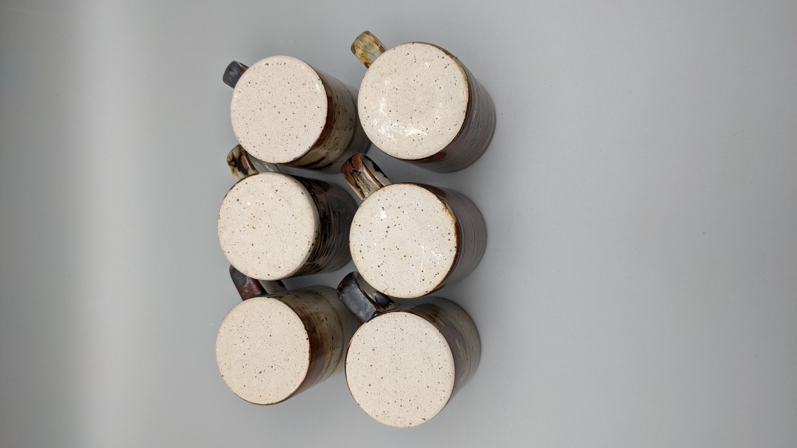 Lot de 6 tasses à café expresso Grès paysan Japon