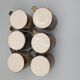 Lot de 6 tasses à café expresso Grès paysan Japon