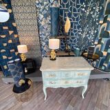 Patinated Louis XV style chest of drawers