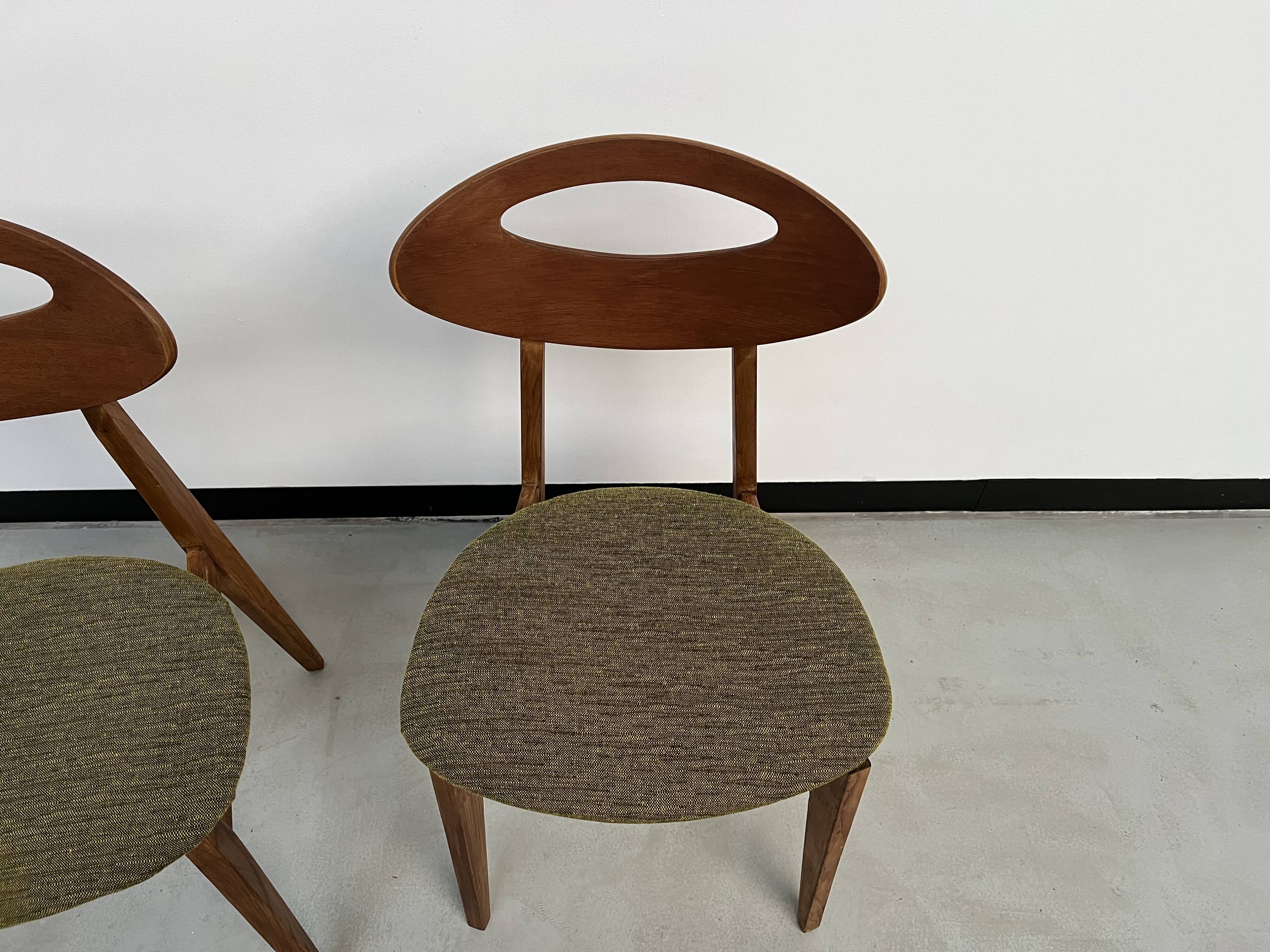 Duo de chaises Roger Landault pour Sentou