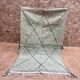 Small Moroccan Berber rug (Zanafi kilim) for bedroom and living room.