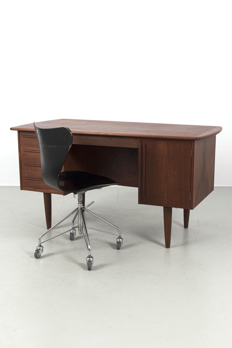 Vintage Teak Desk from H.P. Hansen
