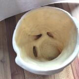 Cache-pot seventies en forme de banane