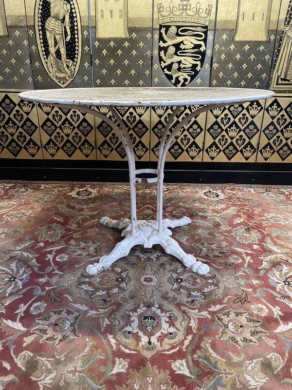 Cast iron garden table