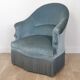 Fauteuil crapaud velours