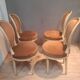 Set of 4 Louis XVI style medallion chairs
