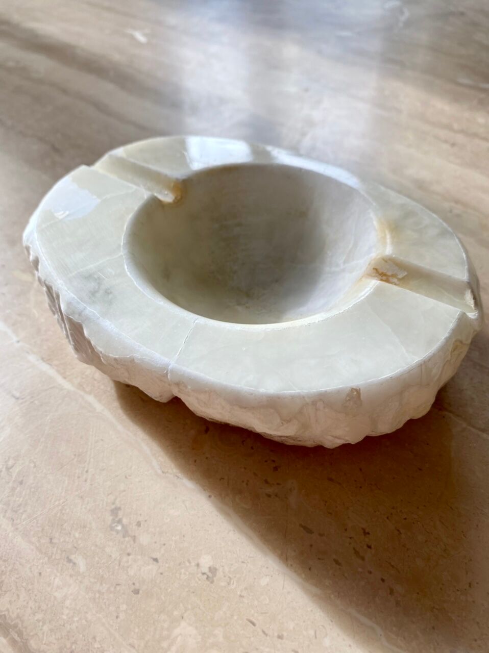 Alabaster ashtray