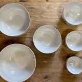 Set of Limoges porcelain bowls