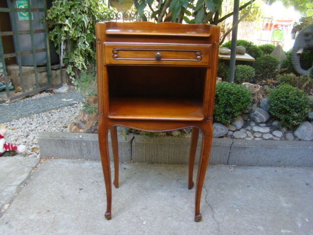 Old cherry bedside
