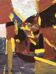Tableau peinture moderne paysage