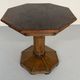 Vintage 1940s/50s bistro table with brass finish