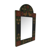 Miroir bois peint 22x35cm