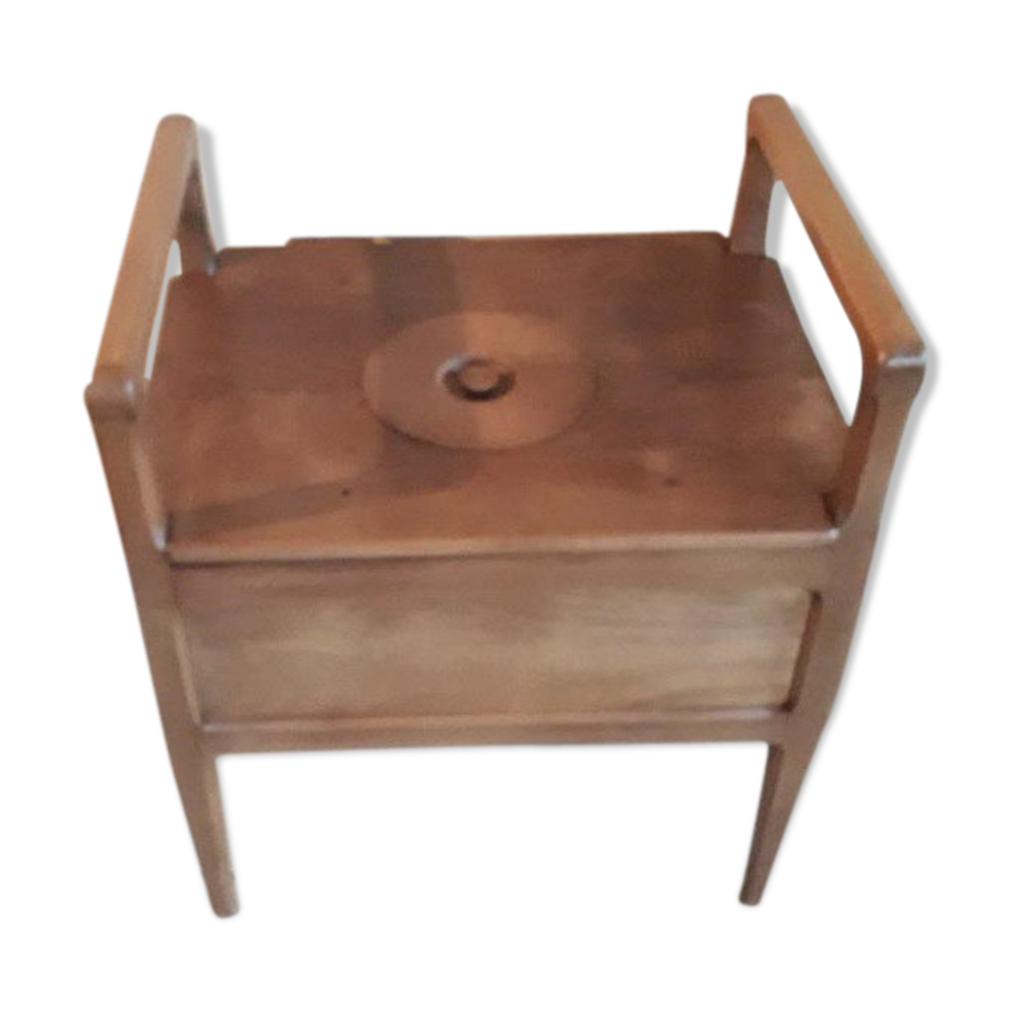 Bench chest gilded oak