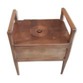 Bench chest gilded oak