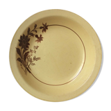 Round hollow dish porcelain manufacture Pexonne Fenal brothers