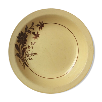 Round hollow dish porcelain manufacture Pexonne Fenal brothers