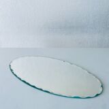 Old oval beveled mirror to place