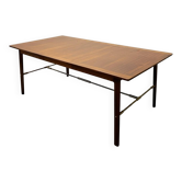 Table à manger en palissandre danemark années 1960 extensible mcm