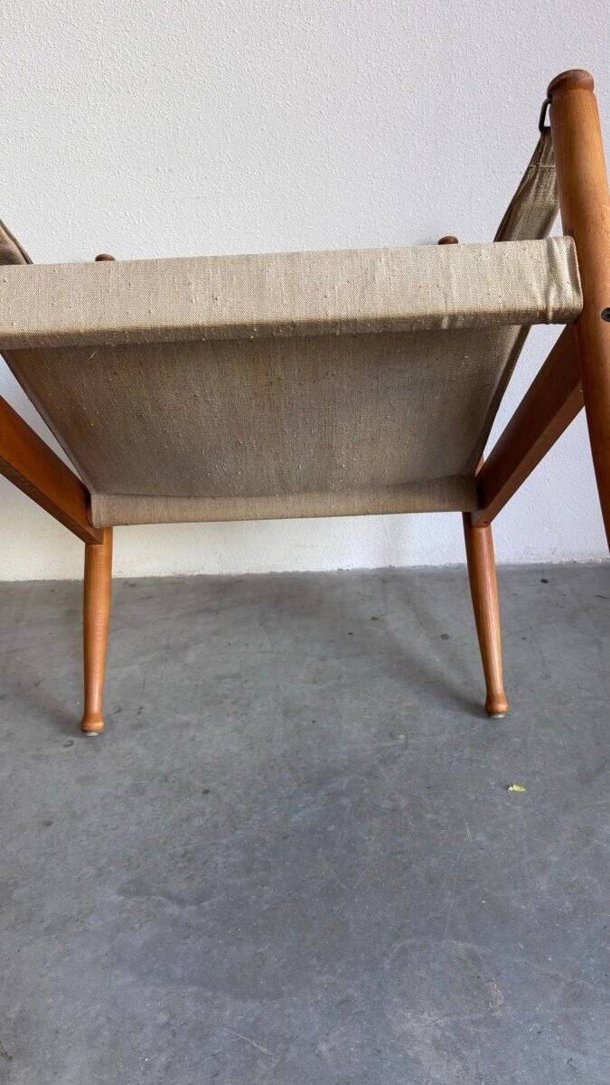 Vintage safari chair Erik Worts