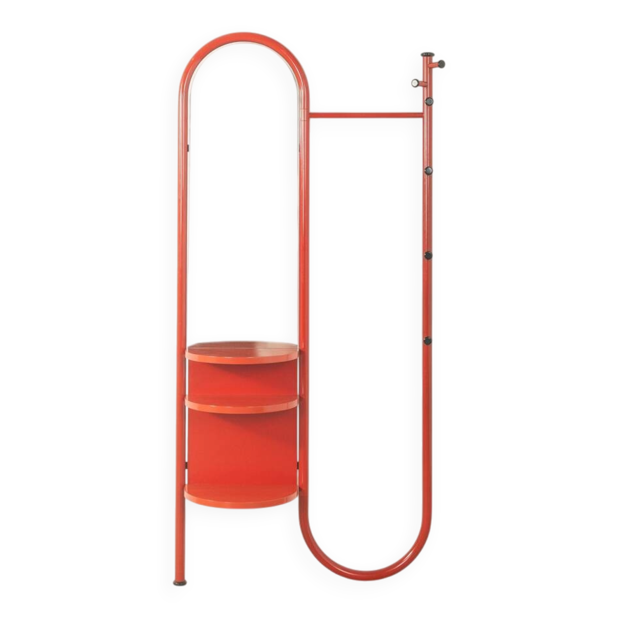 Postmodern coat rack by Schönbuch, red, 1980s