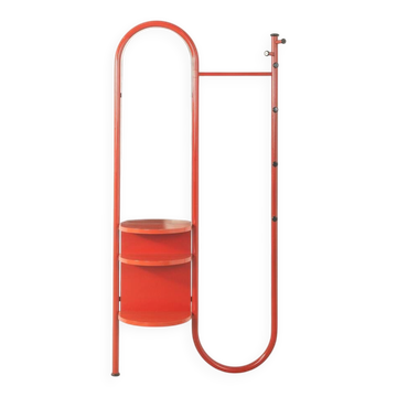 Porte-manteau postmoderne par Schönbuch, rouge, années 1980