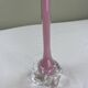 Sculptural glass soliflore in pink