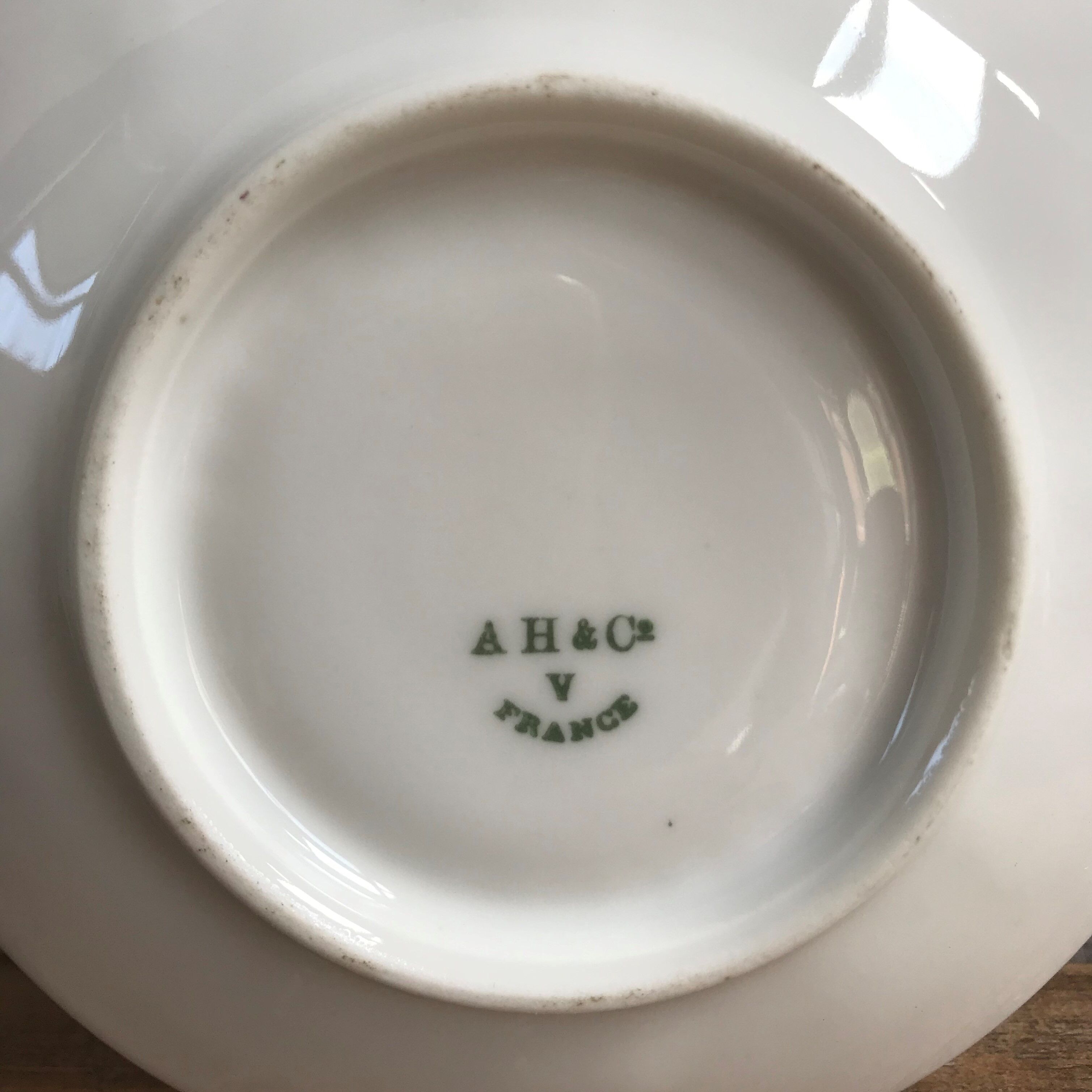 Six old porcelain coffee cups