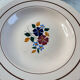 Set of 6 St Amand hand-painted deep plates 22.5cm