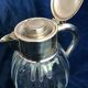Large pitcher decanter with an ice cooler tube