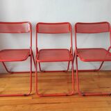Metal folding chairs 1970