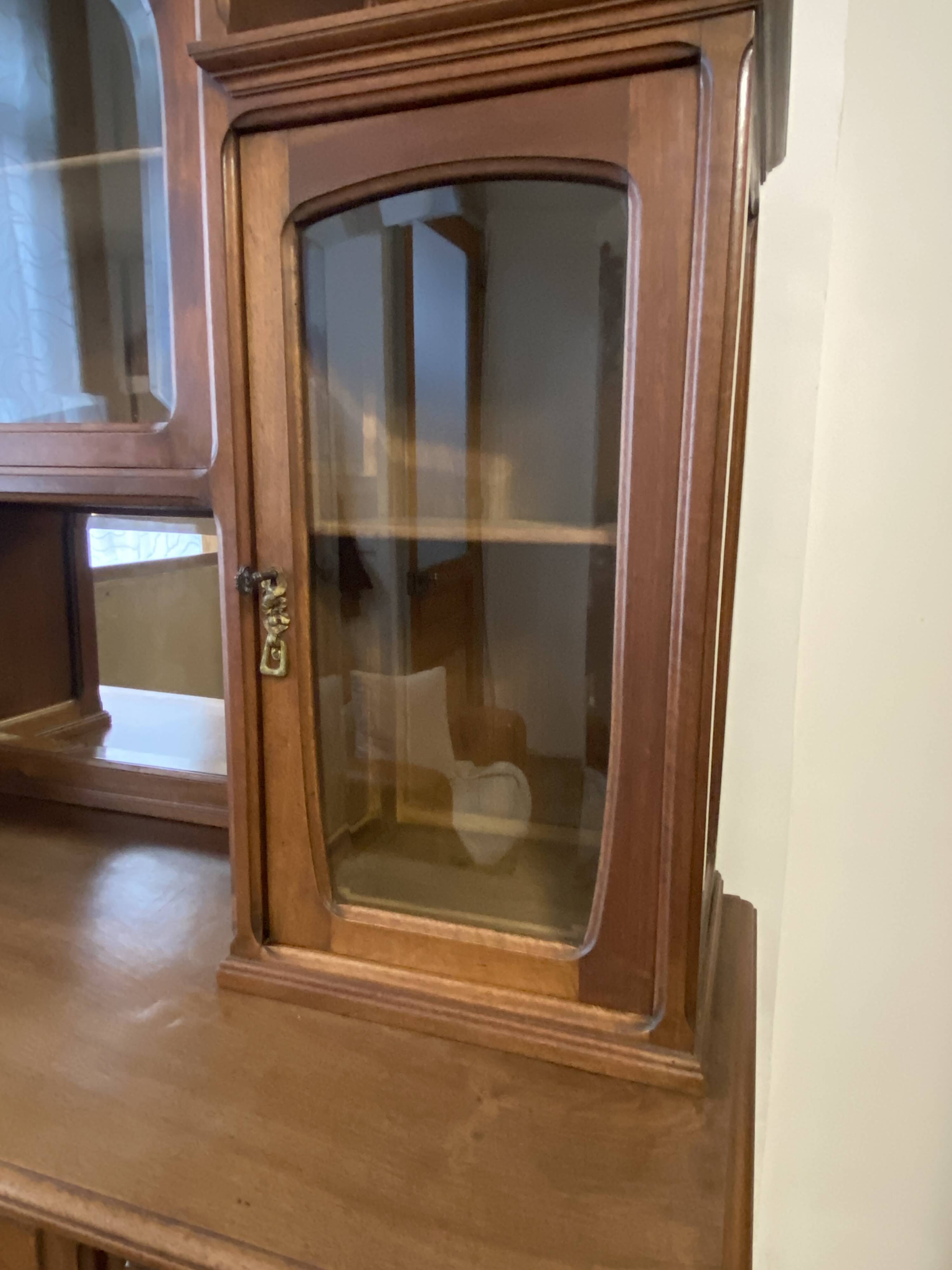 Mahogany china cabinet
