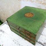 Old haberdashery furniture with drawers
