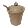 Sugar potter earthenware Amadeus décor gray heart