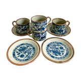 Flowerstone cups and plates